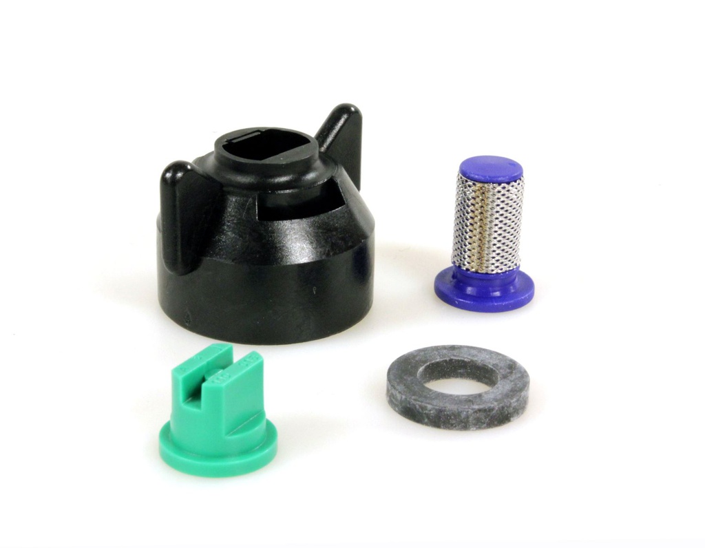 FlatCone Nozzle kit-incl. Bayonet Cap & Filter Mesh