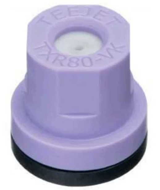 Hollow Cone Spray Tip_TXR800071VK TeeJet Ceramic ConeJet VisiFlo_Purple