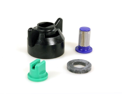 [200-1199-01] FlatCone Nozzle kit-incl. Bayonet Cap & Filter Mesh